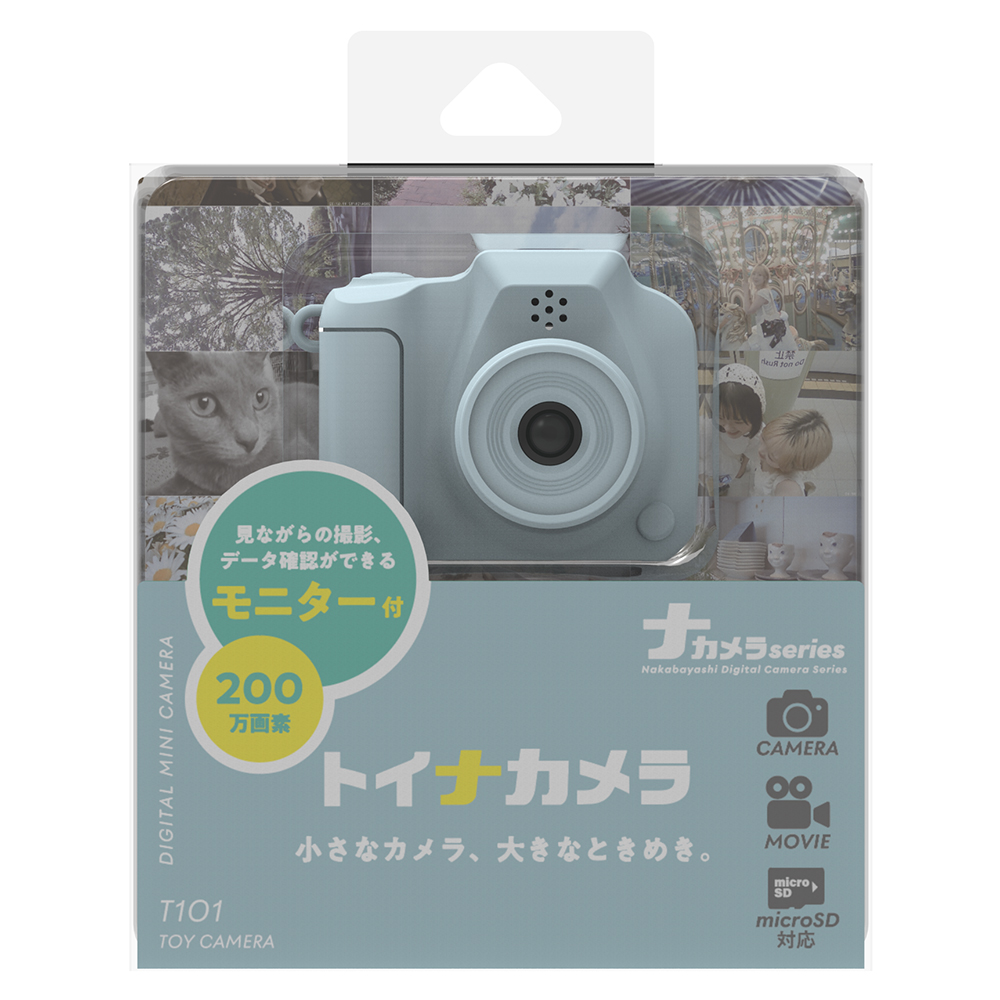 ナカバヤシ トイナカメラ　ブルー CAM-T101BL