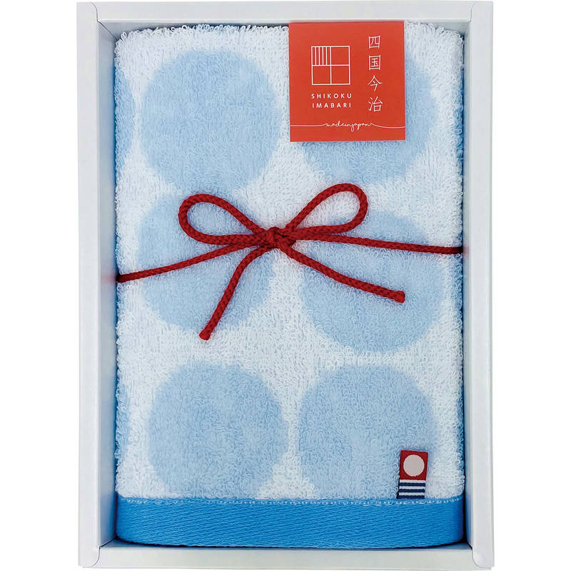 今治タオル 華音 ウォッシュ1P挨拶ギフト GI052700 ドット