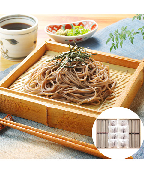 紀州南高梅はちみつ漬け(8個)・信州そば(50ｇ×8束) 詰合せ