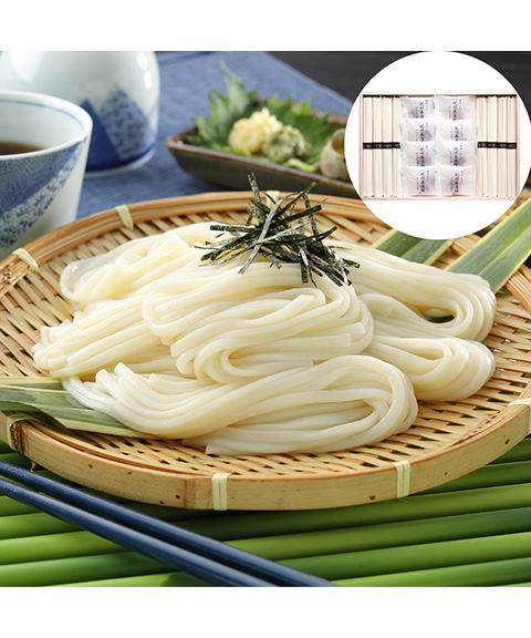 紀州南高梅はちみつ漬け(8個)・讃岐うどん(50ｇ×8束) 詰合せ