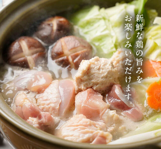 はかた地どり美人鍋セット 2〜3人前