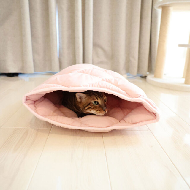 ふとんやの作ったペット用布団 キャットンネル