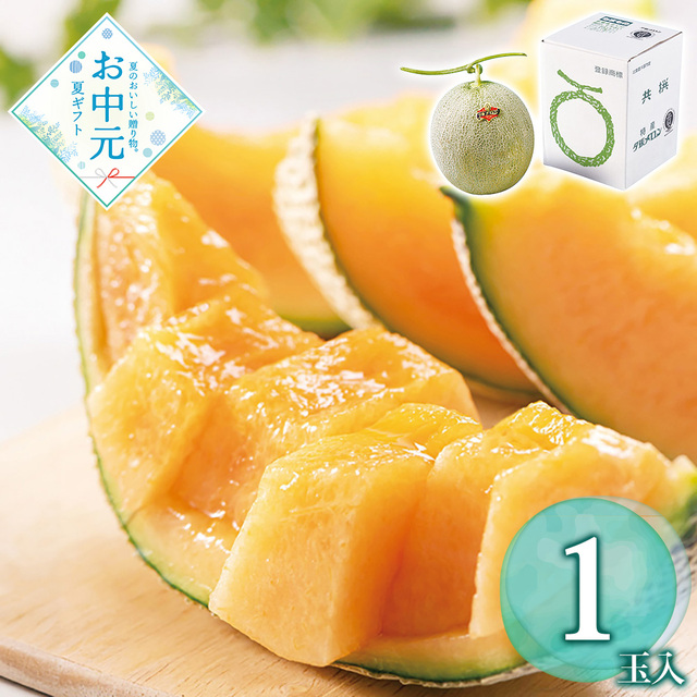 【送料無料】【お中元】【予約商品】【期間限定フルーツ】北海道産 夕張メロン1玉≪供給期間：2026/7/1～2026/7/21≫ ※日時指定不可 ※北海道・沖縄・離島は配送不可 常温 フルーツ メロン 果物 セット