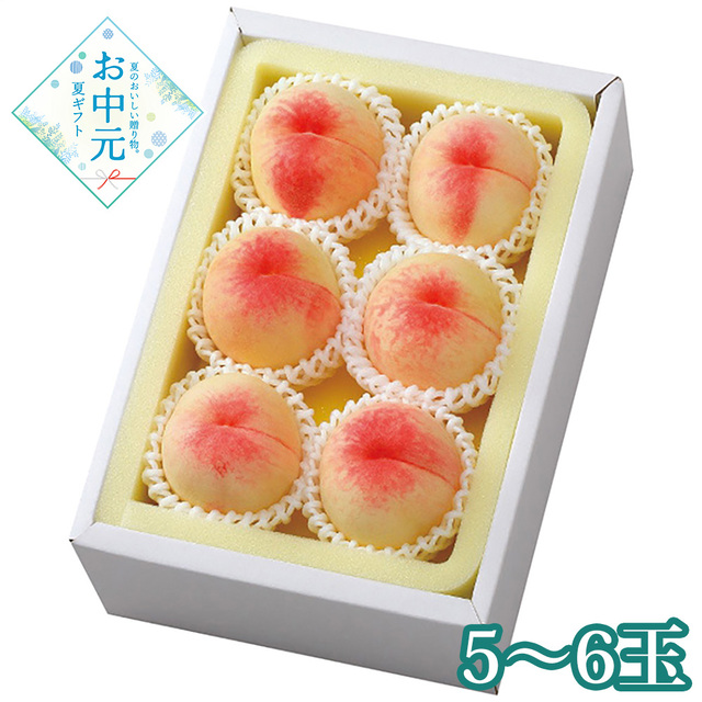 【送料無料】【お中元】【予約商品】【期間限定フルーツ】岡山県産 岡山の桃 5～6玉≪供給期間：2026/7/1～2026/7/22≫  ※日時指定不可 ※北海道・沖縄・離島は配送不可 常温 フルーツ 桃 果物 セット