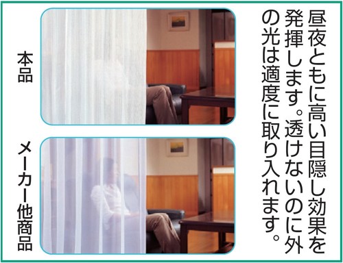 1年中快適省エネレースカーテン