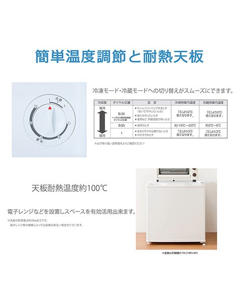 1ドア冷凍冷蔵庫