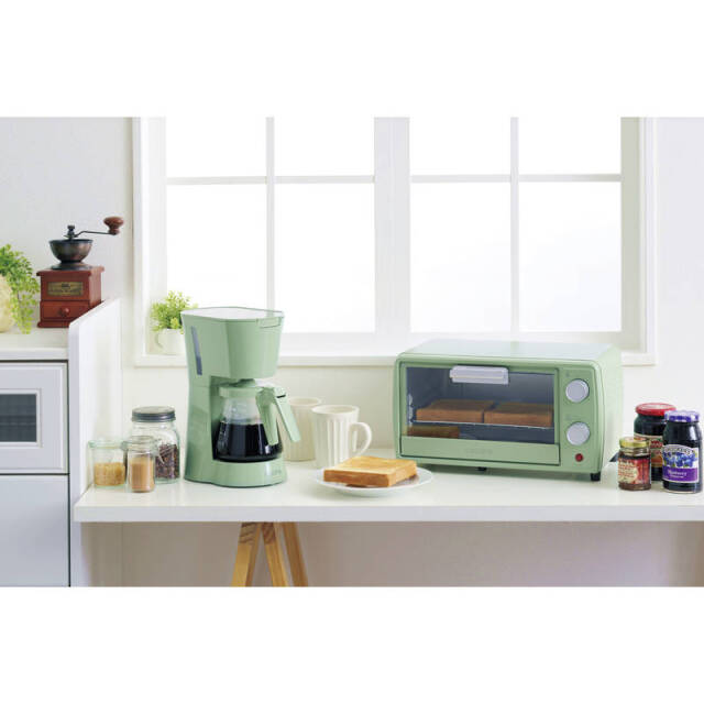 コッチネ オーブントースター9L CO-01 スモークグリーン