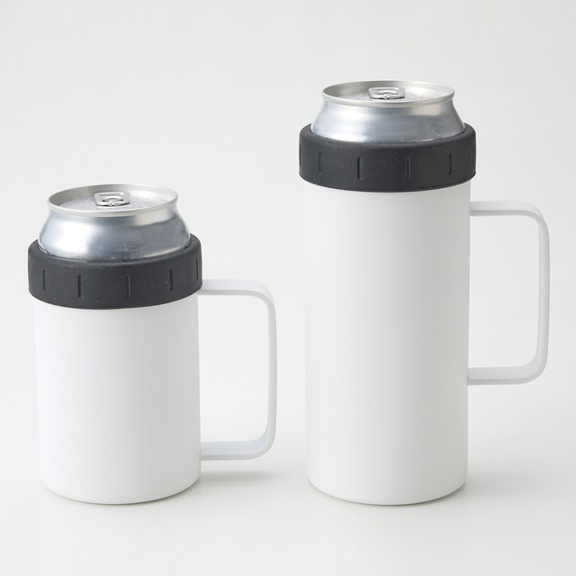 保冷500・350ml缶ホルダーセット　白