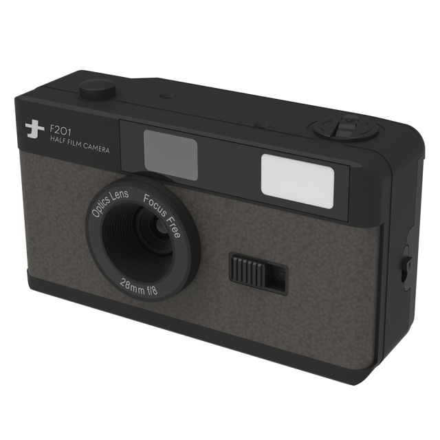ナカバヤシ フィルムナカメラhalf　ダークグレー CAM-F201DG