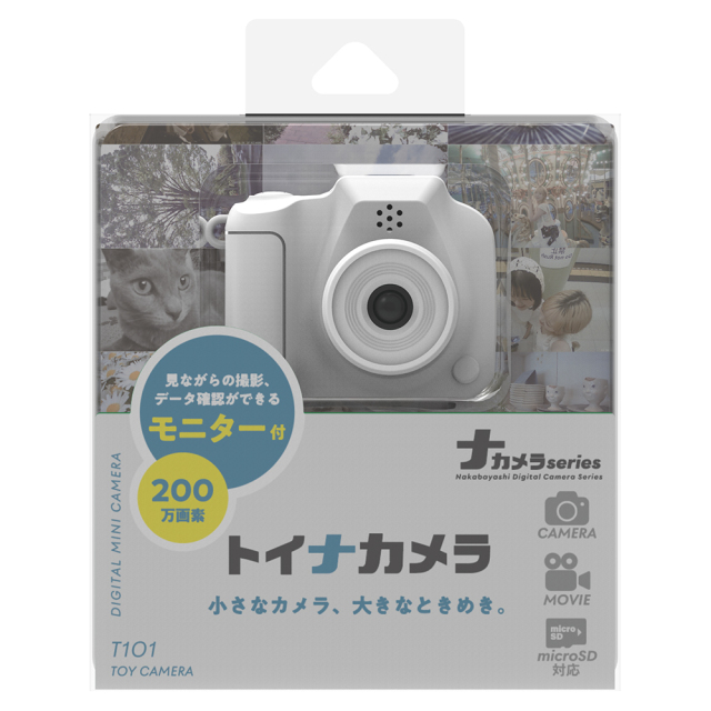 ナカバヤシ トイナカメラ　ホワイト CAM-T101WH
