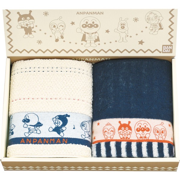 アンパンマン　ラインギフト　フェイスタオル2枚セット AP25252