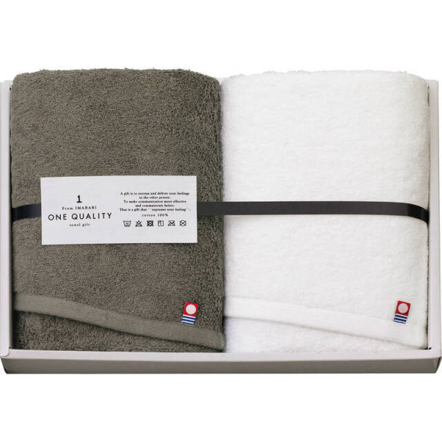 今治 ワンクオリティ フェイスタオル2P Q-88258