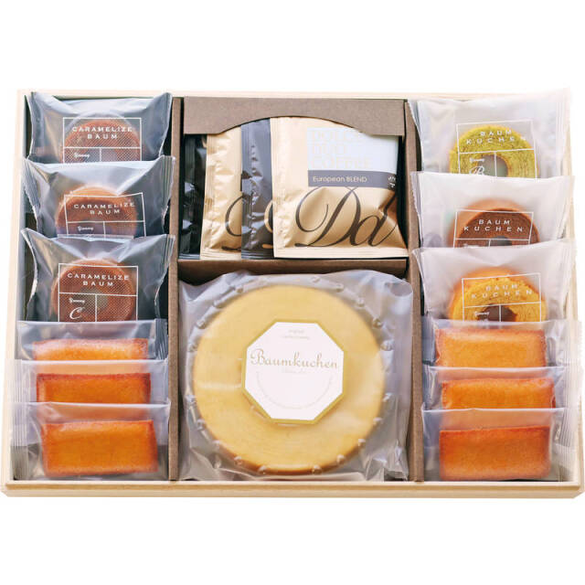 木箱入りバウムギフトセットF KN-20