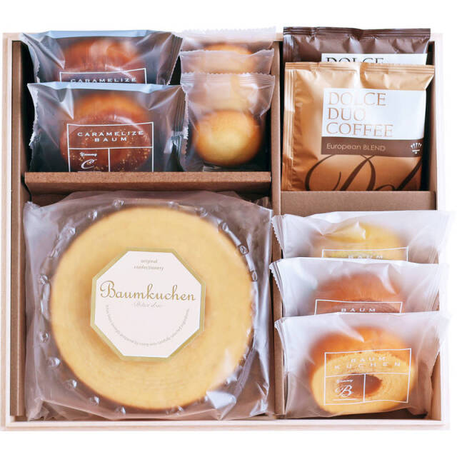 木箱入りバウムギフトセットE KN-19