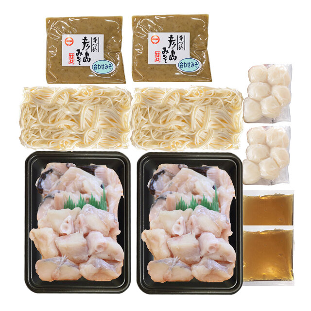 「関とら本店」 あんこう鍋うどんセット （あんこう400g×2、あんこうつみれ60g×2、冷凍うどん180g×2）