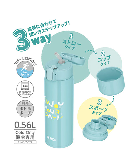 真空断熱3WAYボトル ミント