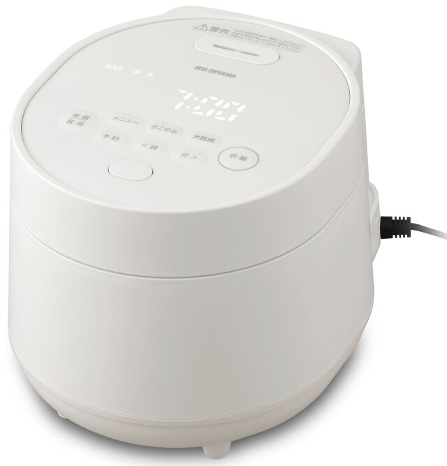 【アイリスオーヤマ 炊飯器 新生活】 ジャー炊飯器 3合 RC-MGB30-W