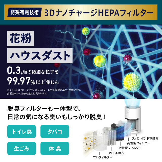 【アイリスオーヤマ】　空気清浄機 10畳 AAP-S20C