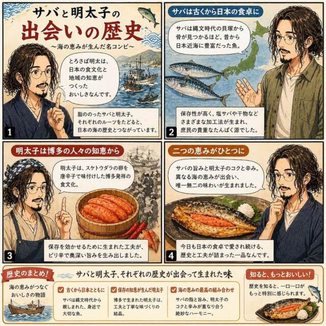 国産骨取りとろさば明太2枚入り×4パック