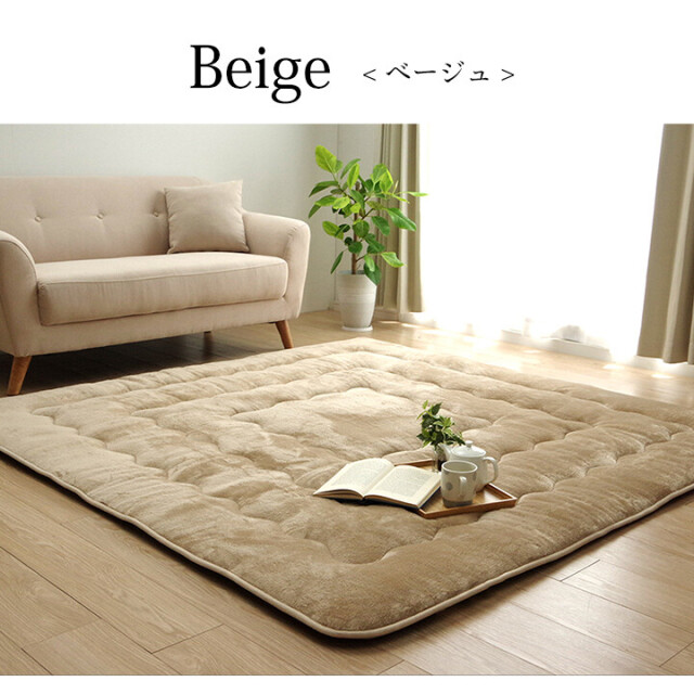 ラグ 極厚 冬用カーペット 撥水6層フラン
