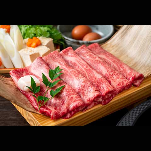 【国産黒毛和牛】しゃぶしゃぶ/すき焼き用ギフトセット［もも肉］500g~ 牛肉