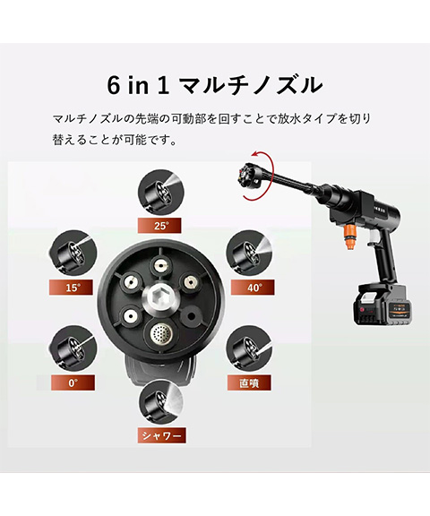 コードレスウォーターガン