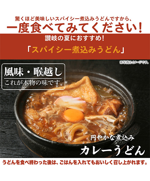 辛すぎないスパイシーなカレーうどん4食