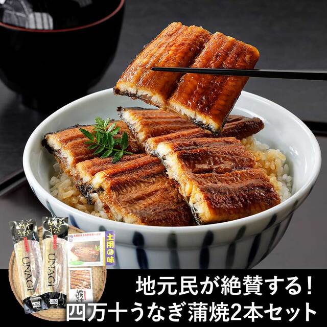 【送料無料】地元民が絶賛する！四万十うなぎ蒲焼2本セット 鰻の長焼 長焼き 国産 ウナギ 鰻 冷凍 ※北海道・沖縄・離島は配送不可