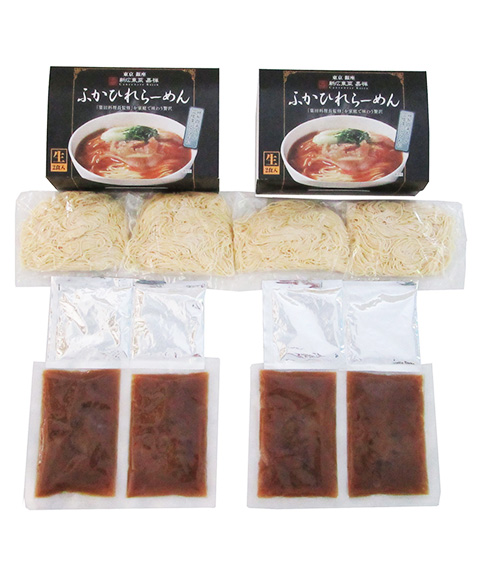 東京 銀座 「嘉禅」ふかひれらーめん 4食