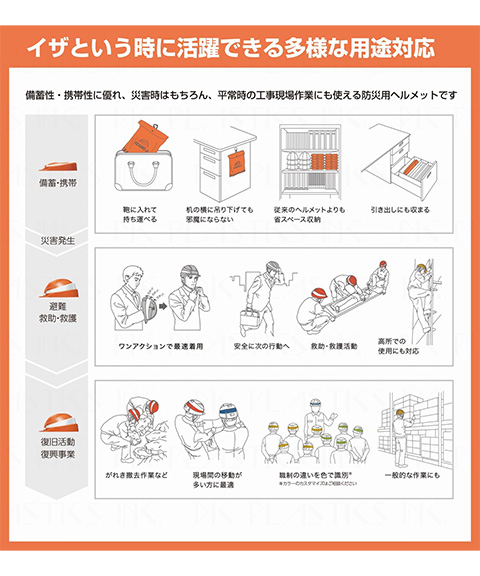 防災ヘルメット