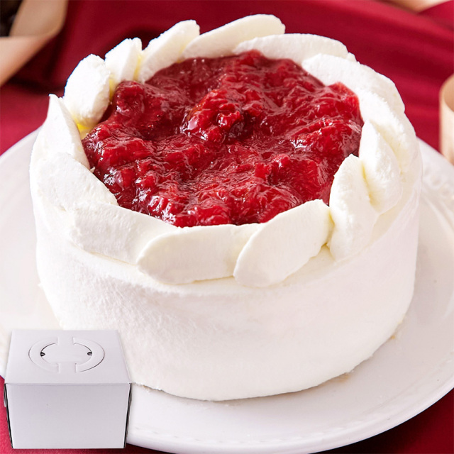 いちごコンポートのショートケーキ