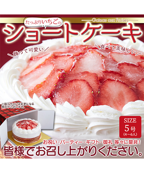 スイーツの王様！たっぷり生クリームといちごのショートケーキ