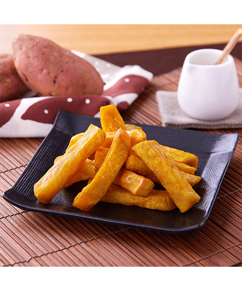 「夢百笑」 焼芋革命 揚げ蜜芋皮なしスティック3袋 / 安納芋 さつまいも