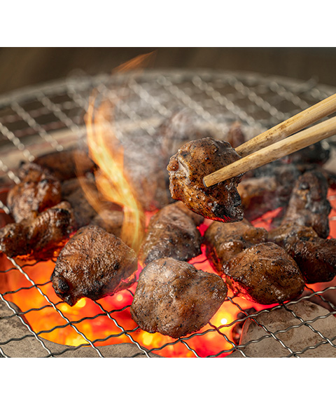 地鶏炭火焼き