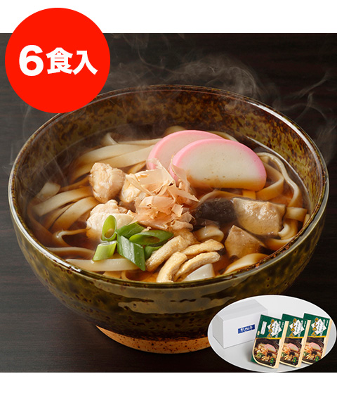 具材たっぷり・半生麺きしめん 6食