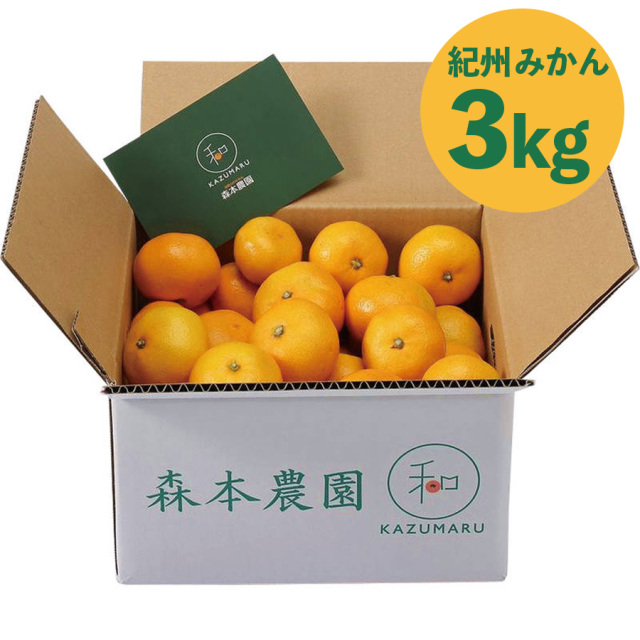 和歌山森本農園 紀州みかん約3kg(秀優S〜2L混)
