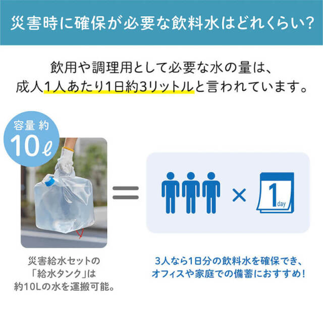 キングジム　災害給水セット