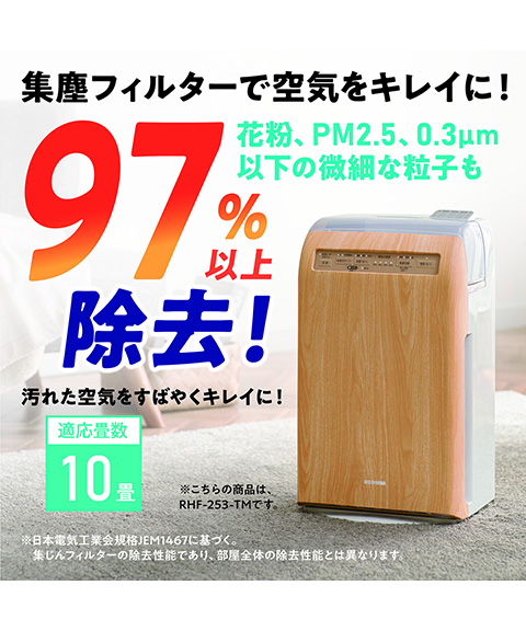 地域限定送料無料❗️アイリスオーヤマ　加湿空気清浄機　2023年製✨ 送料無料】【アイリスオーヤマ 冬物家電 空気清浄機】 加湿空気