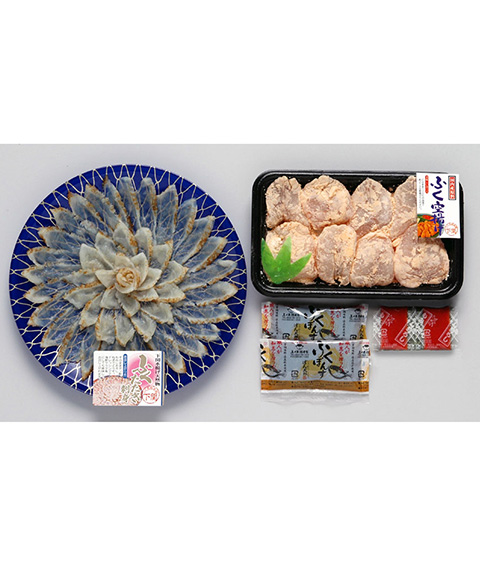 まふく炙り刺身セット