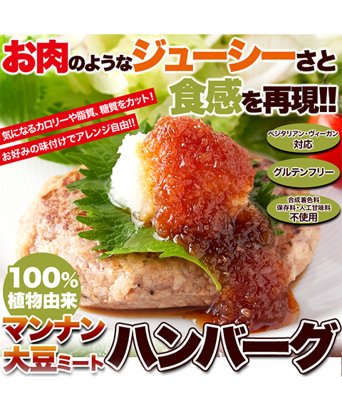 マンナン大豆ミートハンバーグ
