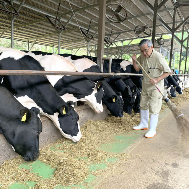ミルン牧場のクリームライン牛乳