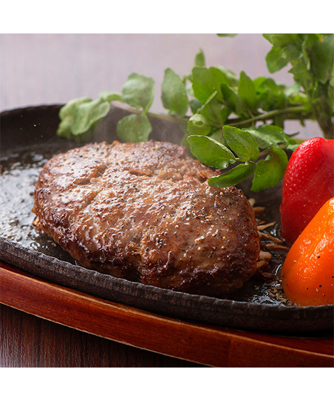 宮崎牛専門レストラン 「ミヤチク」こだわりハンバーグセット （2種類 計4個)