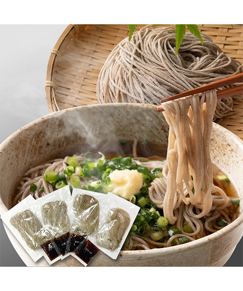 本格派生そば8食(180g×4袋)