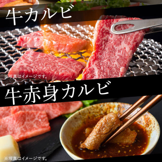肉盛りCセット(焼肉用)　牛カルビ/牛赤身カルビ/豚バラ/鶏モモ