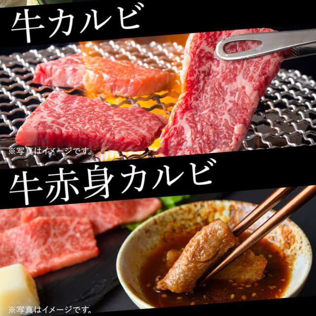 肉盛りFセット(焼肉用)　牛カルビ/牛赤身カルビ/牛ロース/豚バラ/豚サガリor豚ハラ