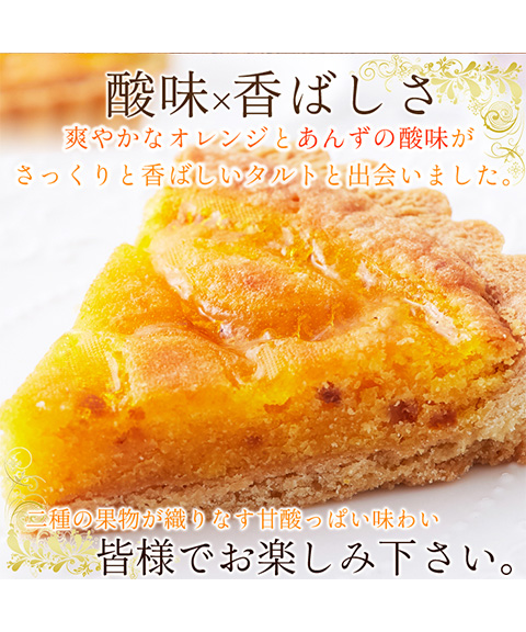 オレンジとあんずのタルトケーキ5号