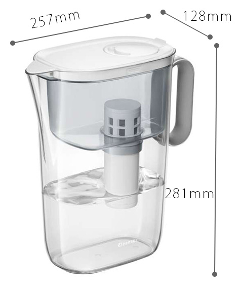 【在庫処分】三菱ケミカル・クリンスイ クリンスイ 浄水器 ポット型 カートリッジ 送料無料】【三菱ケミカル】《クリンスイ》大容量 浄水器 ポット型