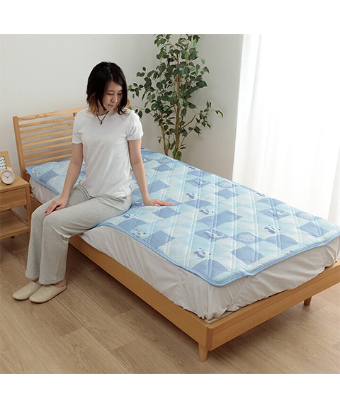 冷感パッチ猫 敷パッド