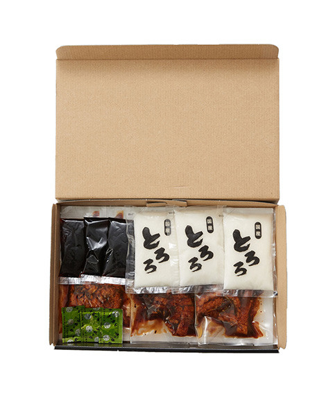 京都 「京料理六盛」 国産うなとろ重セット 50g×3