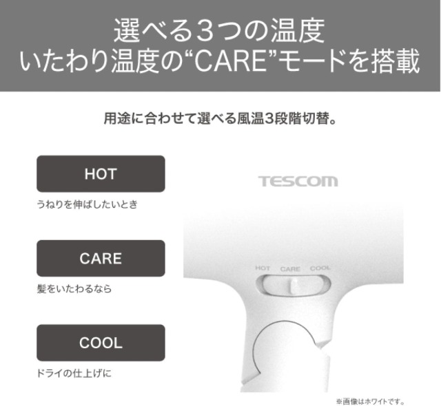 テスコム プロテクトイオン ヘアドライヤー TD560A